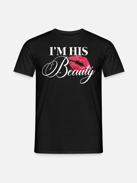 Je suis sa beauté - T-shirt homme - noir