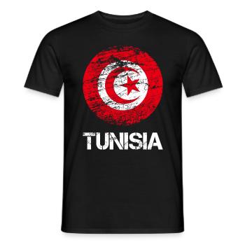 Funny Tunisian saying about Tunisia gift - Men's T-Shirt - black - Front - AI Model Male 178 light (178cm)