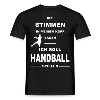 Handball Handballer Handballspieler Kreisläufer - Männer T-Shirt - Schwarz - Vorne - AI Model Male 178 light (178cm)