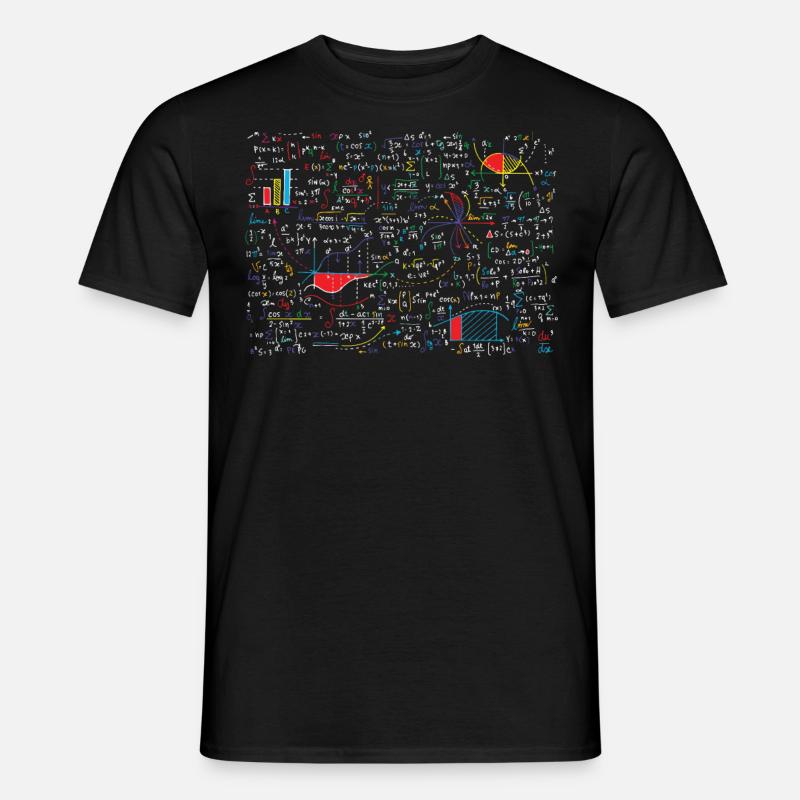 Math physique formule nerd professeur enseignant tuteur - T-shirt homme - noir