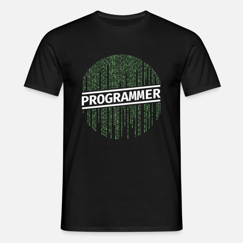 Programmer Programmierer Coding - Männer T-Shirt - Schwarz