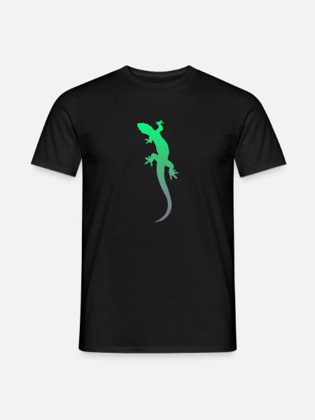 Gecko Salamander Lizard - Men's T-Shirt - black