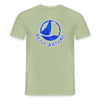 Little bastard - Men's T-Shirt - sage - Front - AI Model Male 178 light (178cm)