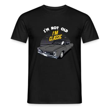 I'm not old I'm classic - Men's T-Shirt - black - Front - AI Model Male 178 light (178cm)