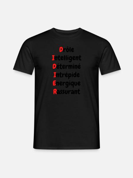 Acrostiche Didier - T-shirt homme - 