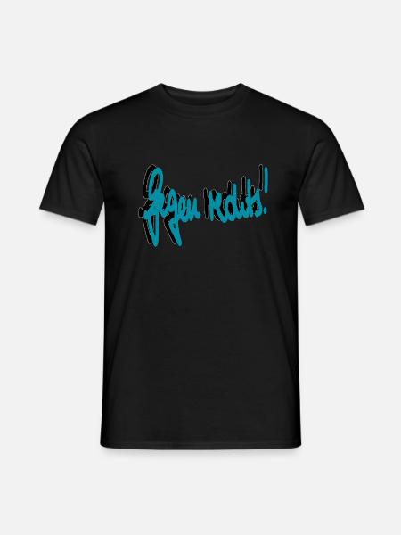 gegen rechts - Männer T-Shirt - Schwarz