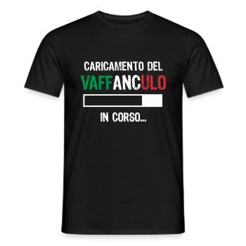 Vaffanculo italienischer Spruch ü Italien Geschenk - Männer T-Shirt - Schwarz - Vorne - AI Model Male 178 light (178cm)
