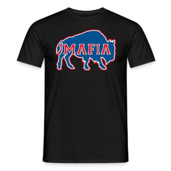 Bills Fan Mafia V - Football rétro vintage - T-shirt homme - noir - Devant - AI Model Male 178 light (178cm)