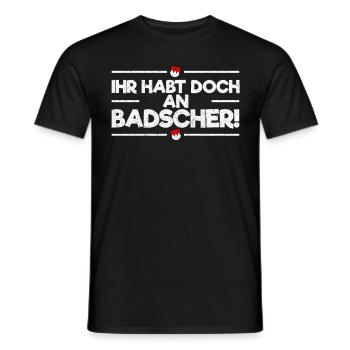 Franken Fränkin Frankenland Badscher Geschenk - Männer T-Shirt - Schwarz - Vorne - AI Model Male 178 light (178cm)