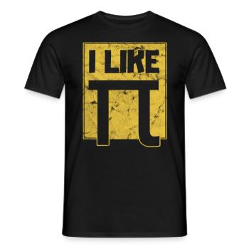 I Like Pi Pi Day - Männer T-Shirt - Schwarz - Vorne - AI Model Male 178 light (178cm)