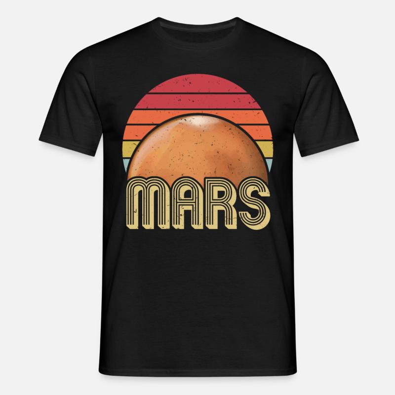 Mars - Männer T-Shirt - Schwarz