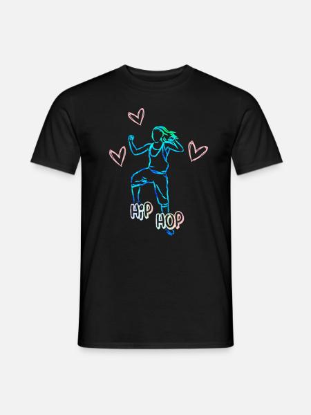 Hip Hop Dance cooles Geschenk für Girls - Männer T-Shirt - Schwarz