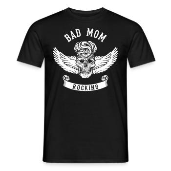 Bad Mom Rocking Maman - T-shirt homme - noir - Devant - AI Model Male 178 light (178cm)