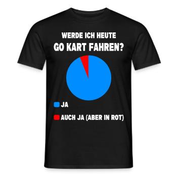 Go Kart Rennfahrer Gokart Motorsport Kart Fahrer - Männer T-Shirt - Schwarz - Vorne - AI Model Male 178 light (178cm)