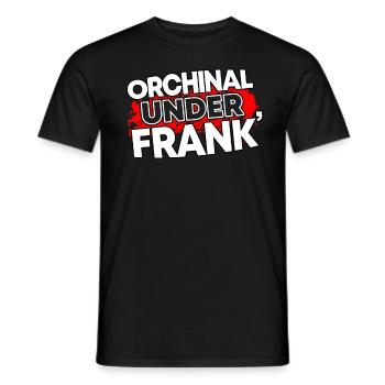 Unterfranken Franken Fränkisches Geschenk - Männer T-Shirt - Schwarz - Vorne - AI Model Male 178 light (178cm)