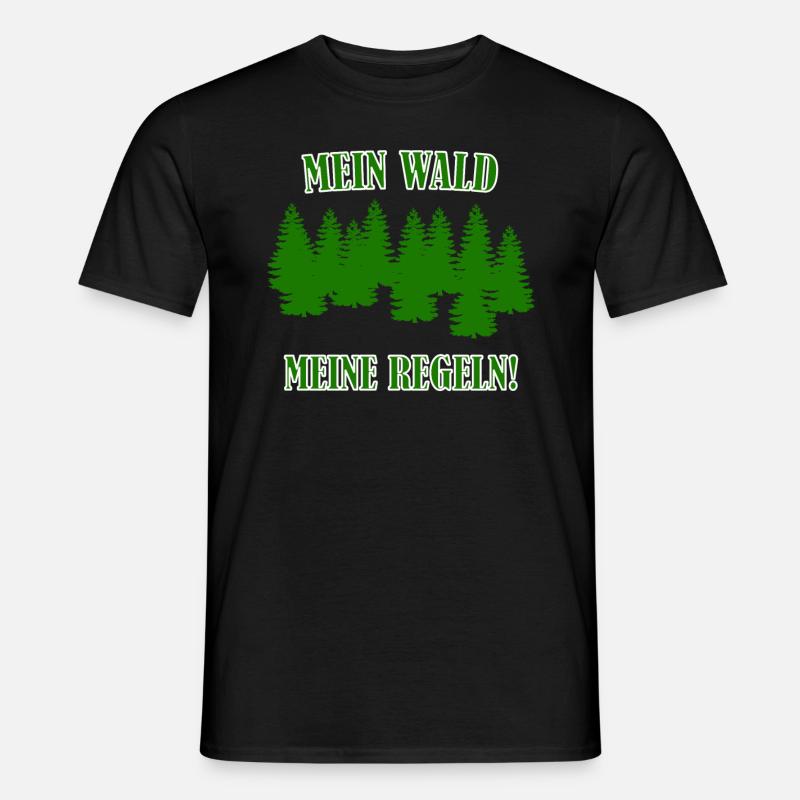 Förster - Männer T-Shirt - Schwarz