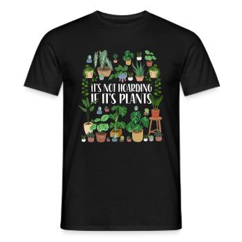 Gardener Plants - Men's T-Shirt - black - Front - AI Model Male 178 light (178cm)