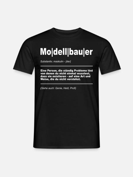 Modellflug Pilot Modellbau Flugzeug Modellbauer - Männer T-Shirt - Schwarz