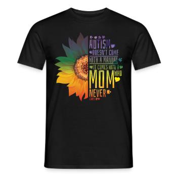 Autism Awareness - Men's T-Shirt - black - Front - AI Model Male 178 light (178cm)