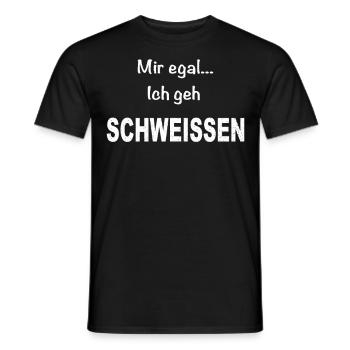 Schweißer Schweißen Beruf Schweisser Handwerker - Männer T-Shirt - Schwarz - Vorne - AI Model Male 178 light (178cm)