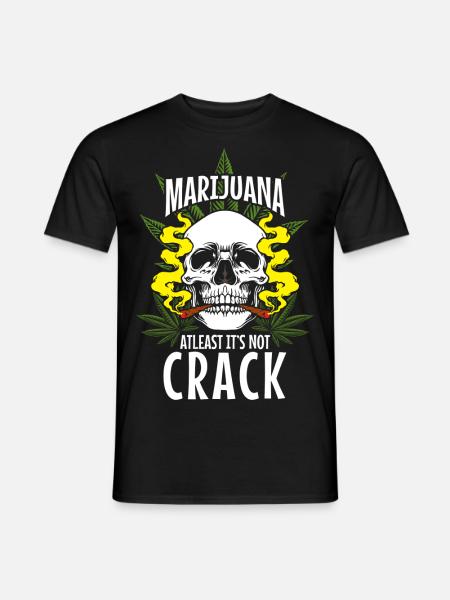 Cannabis Ganja Haschisch - Männer T-Shirt - Schwarz