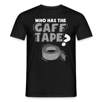 Cadeau de proverbe de technicien de scène - T-shirt homme - noir - Devant - AI Model Male 178 light (178cm)
