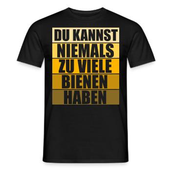 Hobbyimker Imker Bienen Flüsterer Imkern Honig - Männer T-Shirt - Schwarz - Vorne - AI Model Male 178 light (178cm)