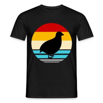 Wachtel Wachteln Wachtelzüchter Vogel Bauernhof - Männer T-Shirt - Schwarz - Vorne - AI Model Male 178 light (178cm)