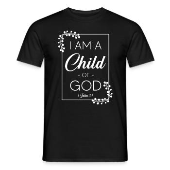 Christlicher Bibelvers Religion Kreuz - Männer T-Shirt - Schwarz - Vorne - AI Model Male 178 light (178cm)