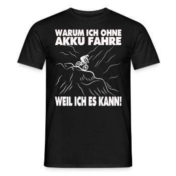 Vintage Fahrrad Fahrräder Biker Retro Fahrrad Rad - Männer T-Shirt - Schwarz - Vorne - AI Model Male 178 light (178cm)