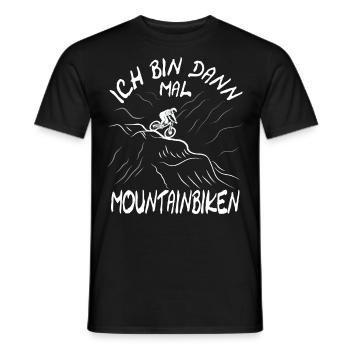 Fahrrad Fahrräder Biker Retro Fahrrad Rad - Männer T-Shirt - Schwarz - Vorne - AI Model Male 178 light (178cm)