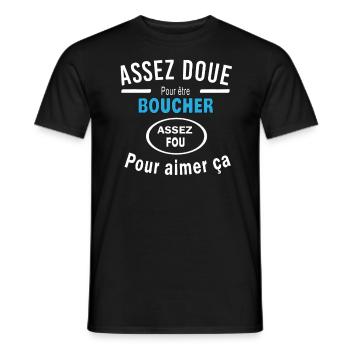 Gut genug, um ein Geschenk-Stopfen zu sein - Männer T-Shirt - Schwarz - Vorne - AI Model Male 178 light (178cm)