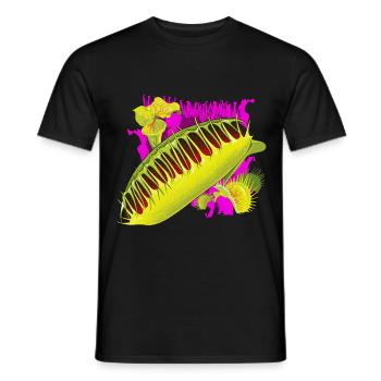Carnivorous Monster - Men's T-Shirt - black - Front - AI Model Male 178 light (178cm)