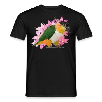 Caique - Männer T-Shirt - Schwarz - Vorne - AI Model Male 178 light (178cm)