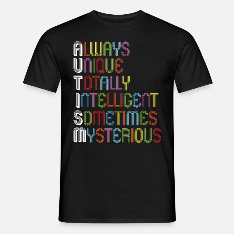 Autismus Bewusstsein - Männer T-Shirt - Schwarz