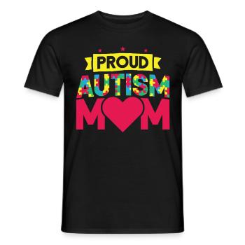 Autismus Bewusstsein - Männer T-Shirt - Schwarz - Vorne - AI Model Male 178 light (178cm)