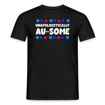 Autismus Bewusstsein - Männer T-Shirt - Schwarz - Vorne - AI Model Male 178 light (178cm)