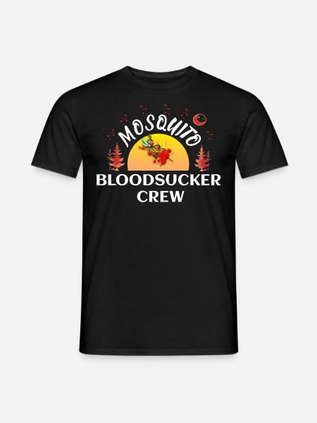 Mosquito Bloodsucker Crew - Männer T-Shirt - Schwarz
