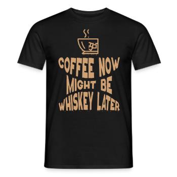 Whiskey Saying Whiskey Drinker Whiskey Lover - Men's T-Shirt - black - Front - AI Model Male 178 light (178cm)