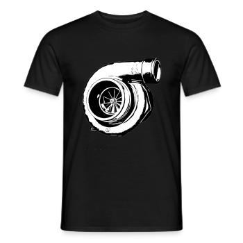 / Paul Walker JDM /Turbocharge/Turbocharged /Tuning - T-shirt homme - noir - Devant - AI Model Male 178 light (178cm)