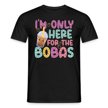 Bubble Tea - Men's T-Shirt - black - Front - AI Model Male 178 light (178cm)