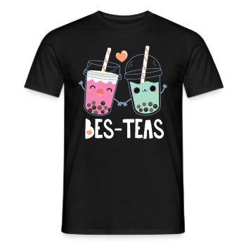 Bubble Tea - Men's T-Shirt - black - Front - AI Model Male 178 light (178cm)