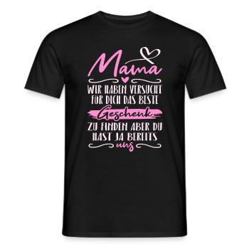 Mama Geschenk Lustiger Spruch Muttertag Geburtstag - Männer T-Shirt - Schwarz - Vorne - AI Model Male 178 light (178cm)
