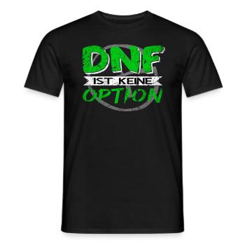 Lustiger Spruch DNF ist keine Option Geocaching - Männer T-Shirt - Schwarz - Vorne - AI Model Male 178 light (178cm)