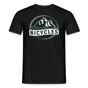 Vélo Vélo Vélo - T-shirt homme - noir - Devant - AI Model Male 178 light (178cm)