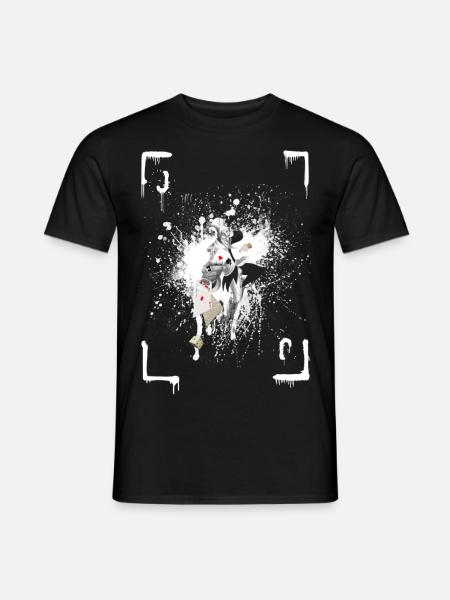 joker karte spielkarte - Männer T-Shirt - Schwarz