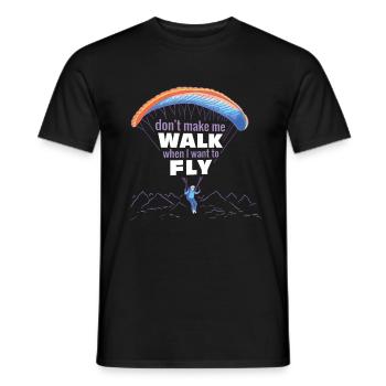 Parapente Hobby Voler Parapente - T-shirt homme - noir - Devant - AI Model Male 178 light (178cm)