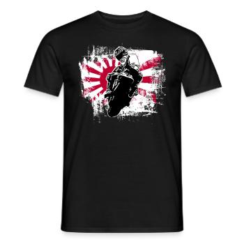 Motocycles / moto / moto biker - T-shirt homme - noir - Devant - AI Model Male 178 light (178cm)
