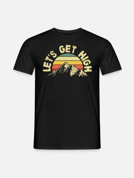 Randonner - T-shirt homme - noir