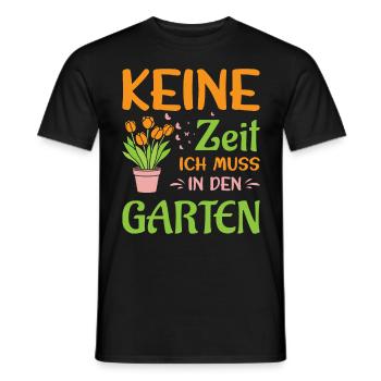 Gärtner Spruch Gärtnerei Hobbygärtner Kleingärtner - Männer T-Shirt - Schwarz - Vorne - AI Model Male 178 light (178cm)